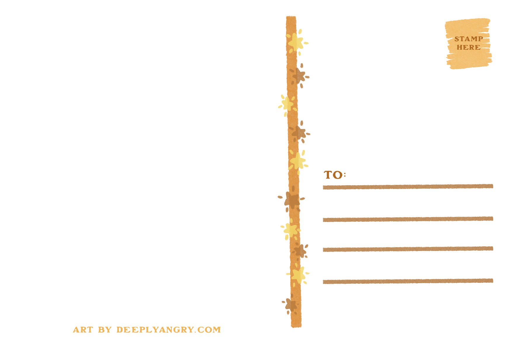 Honey Bear Postcard