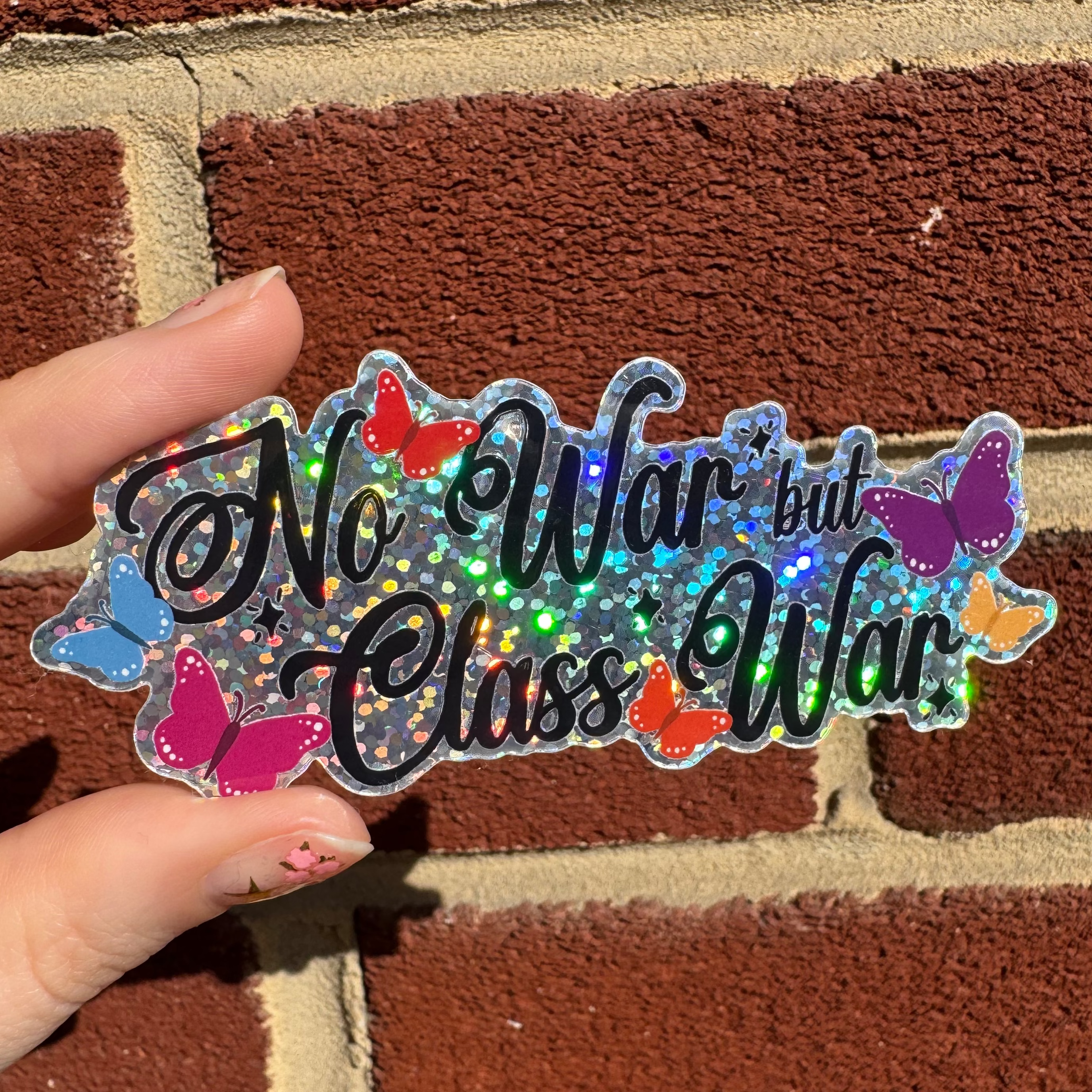 No War But Class War Sticker